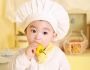 boy wearing chef hat